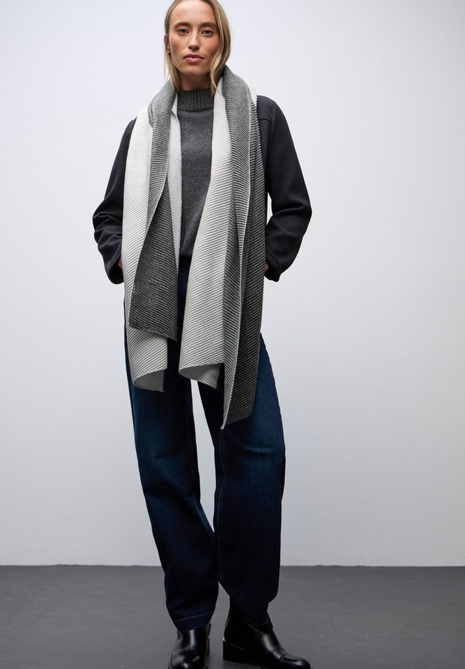 STREET ONE Schal, im Plissée Look von STREET ONE