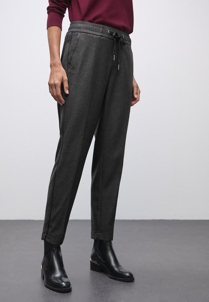 STREET ONE Schlupfhose Style Bonny mit Tape im Leder-Look von STREET ONE