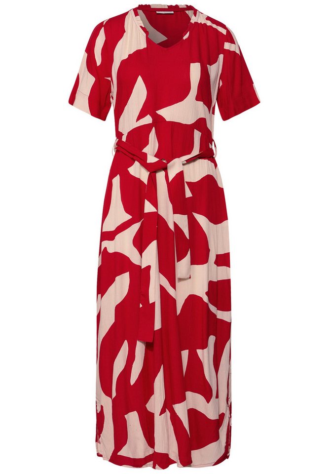 STREET ONE Shirtkleid Maxi-Kleid mit Print (1-tlg) von STREET ONE