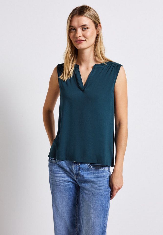 STREET ONE Shirttop aus softer Viskose von STREET ONE