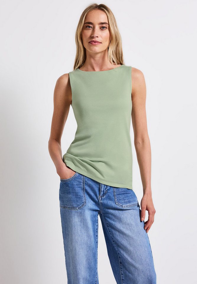 STREET ONE Shirttop im soften Baumwoll-Mix von STREET ONE