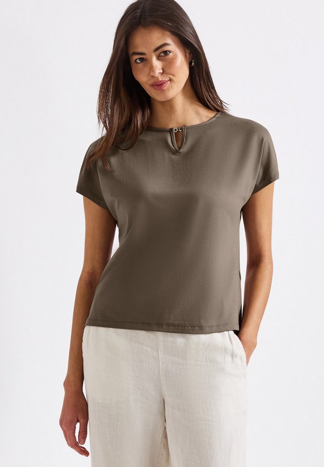 STREET ONE Shirttop mit Cut-Out Detail von STREET ONE