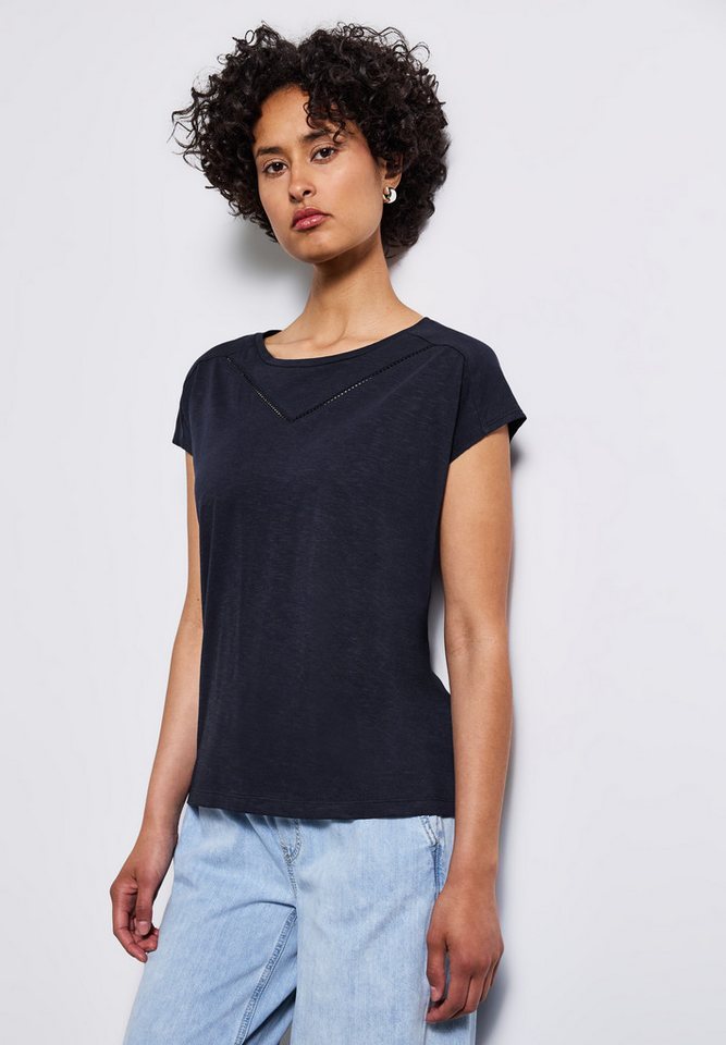 STREET ONE Shirttop mit Deko-Tape von STREET ONE