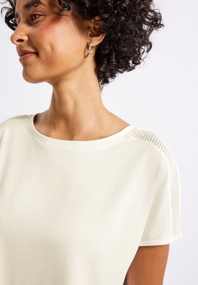 STREET ONE Shirttop mit Mesh-Detail STREET ONE Shirttop mit Mesh-Detail von STREET ONE