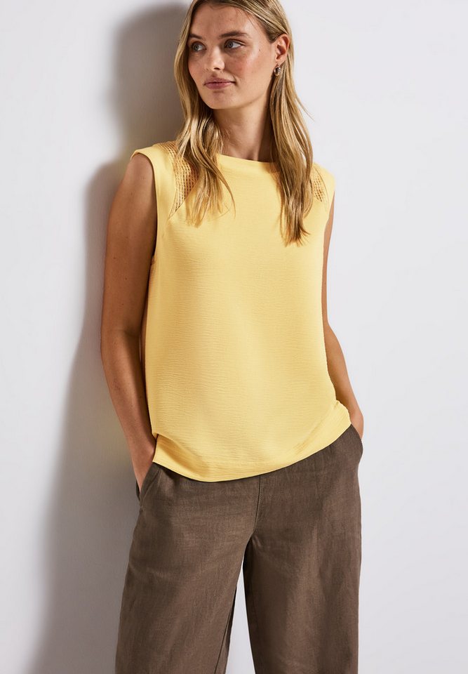 STREET ONE Shirttop mit Mesh-Details von STREET ONE