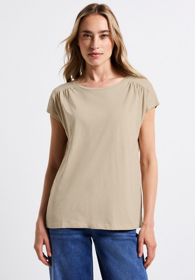 STREET ONE Shirttop mit Raffung von STREET ONE