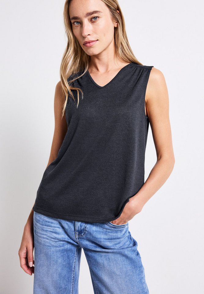 STREET ONE Shirttop mit Spitze von STREET ONE