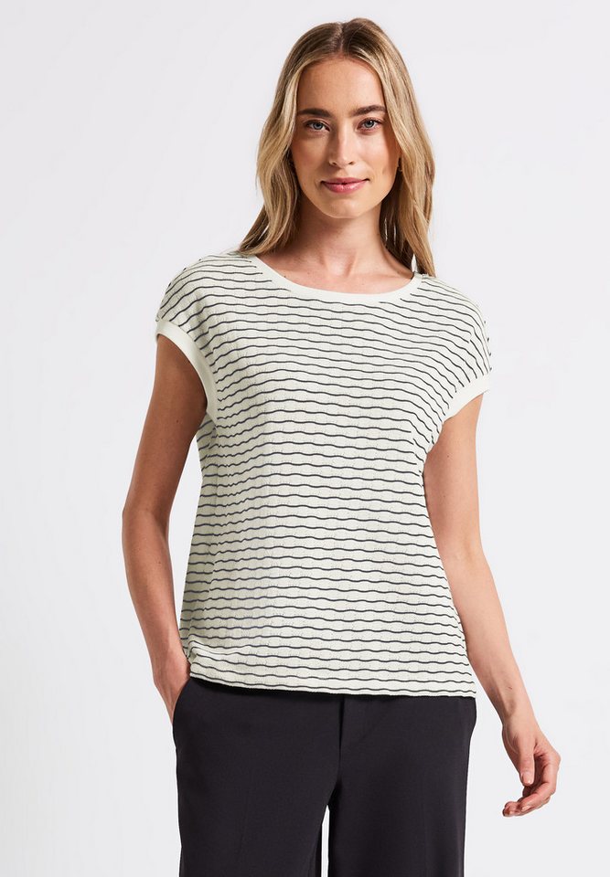 STREET ONE Shirttop mit Streifen Muster STREET ONE Shirttop mit Streifen Muster von STREET ONE