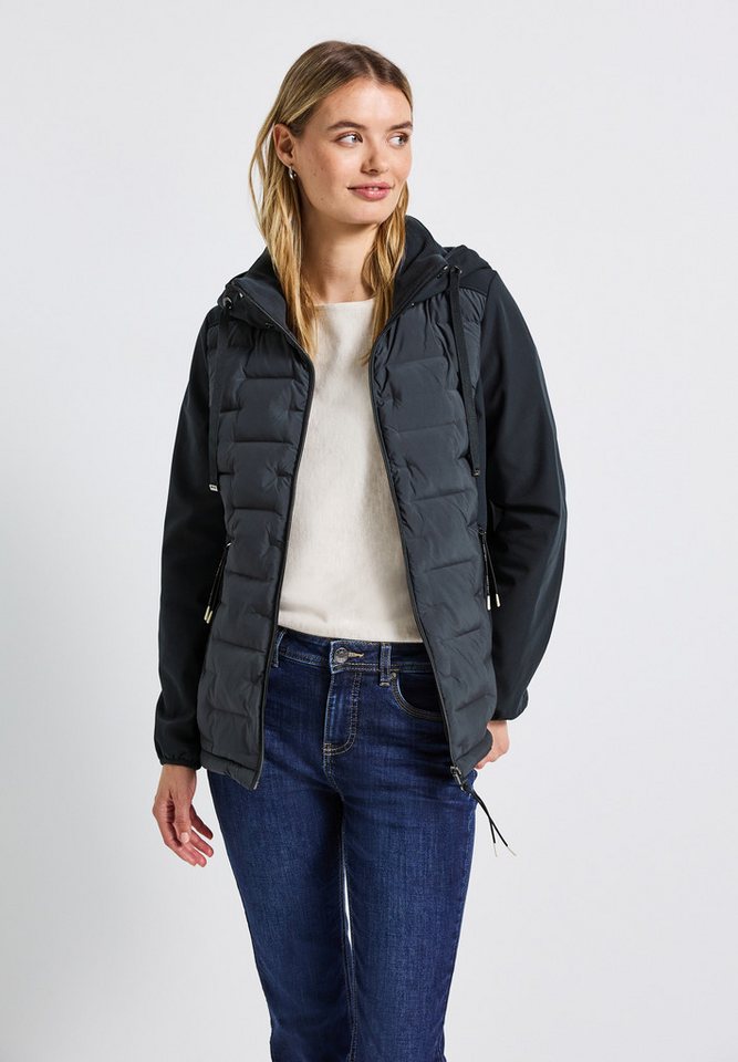 STREET ONE Softshelljacke mit Kapuze mit Tunnelzugband von STREET ONE