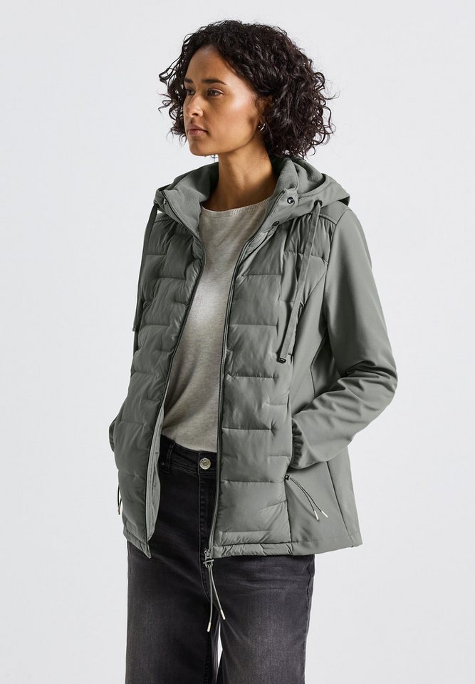 STREET ONE Softshelljacke mit Kapuze mit Tunnelzugband von STREET ONE