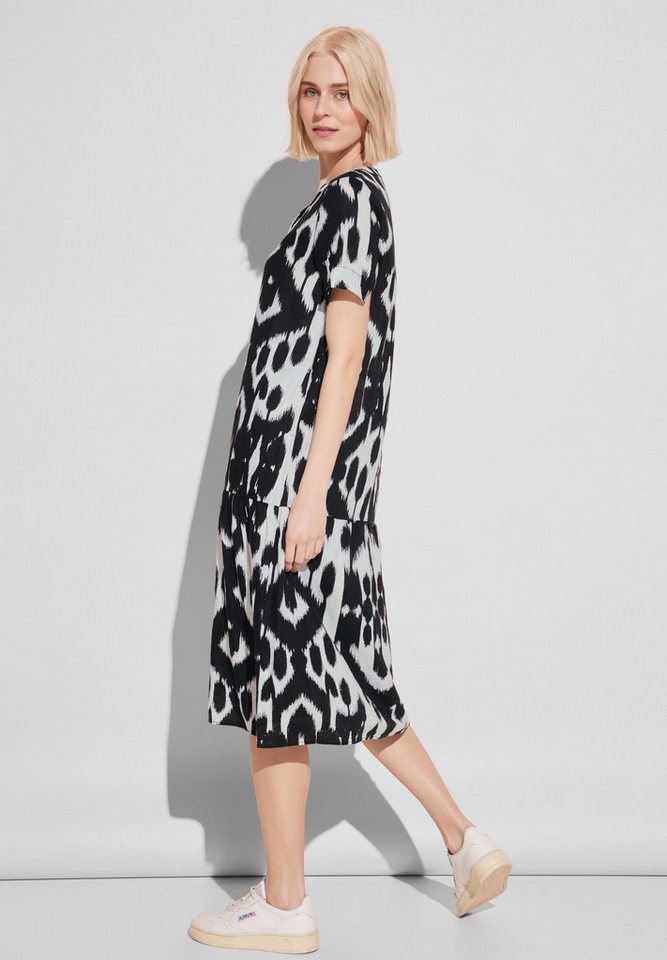 STREET ONE Sommerkleid Leinenkleid mit Volants STREET ONE Sommerkleid Leinenkleid mit Volants von STREET ONE