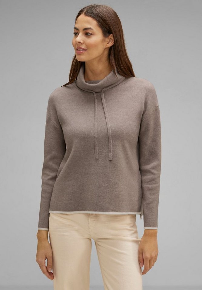 STREET ONE Stehkragenpullover mit Stehkragen von STREET ONE