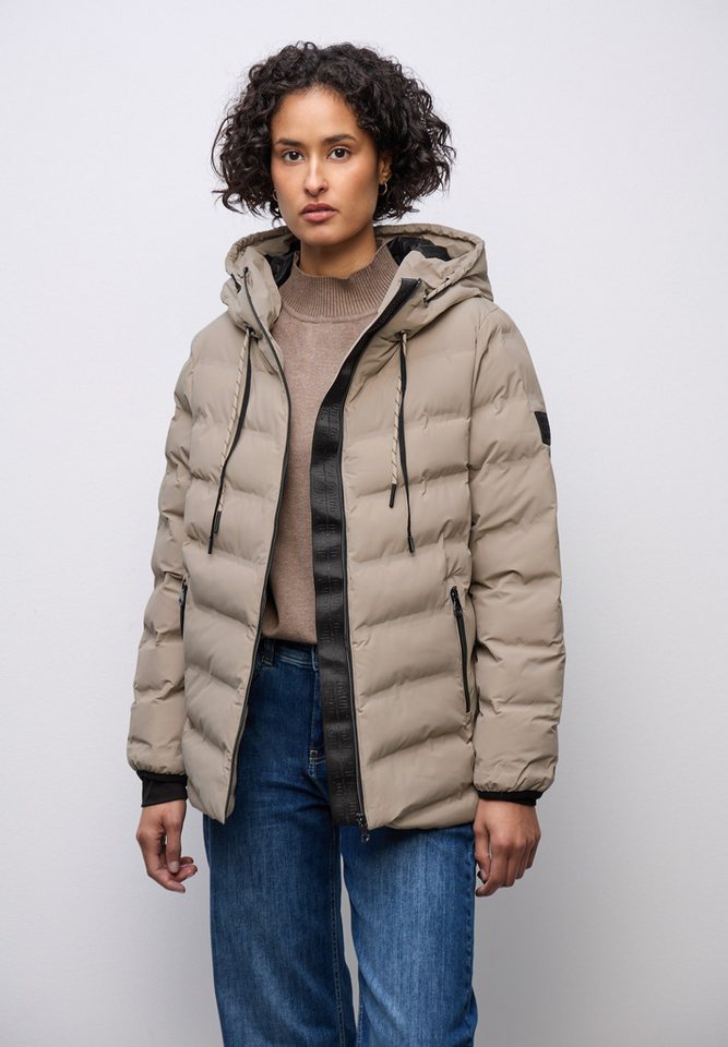 STREET ONE Steppjacke mit Kapuze mit Tunnelzugband von STREET ONE