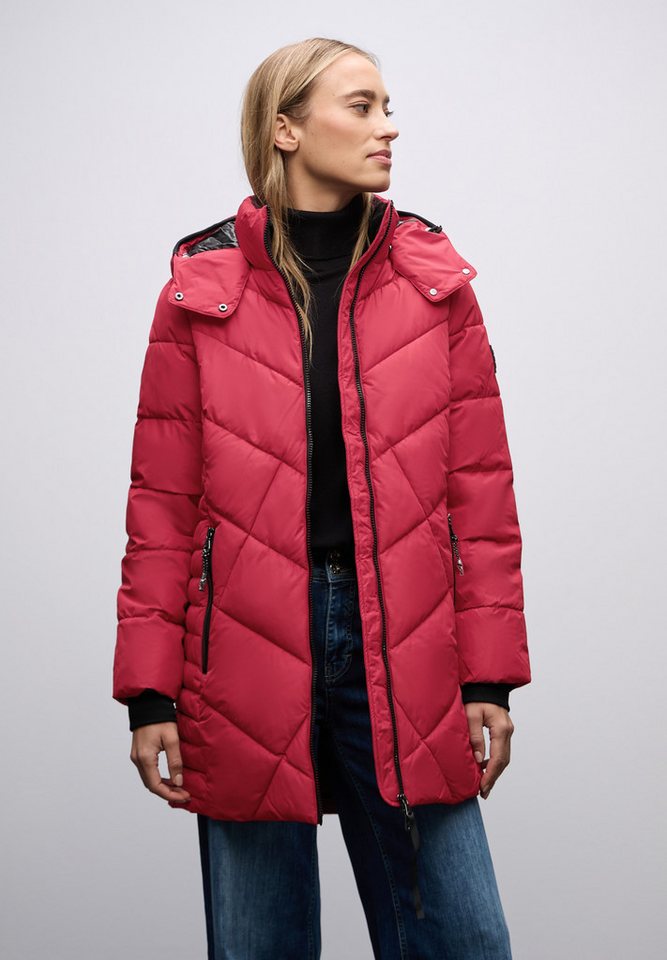 STREET ONE Steppmantel mit abnehmbarer Kapuze von STREET ONE