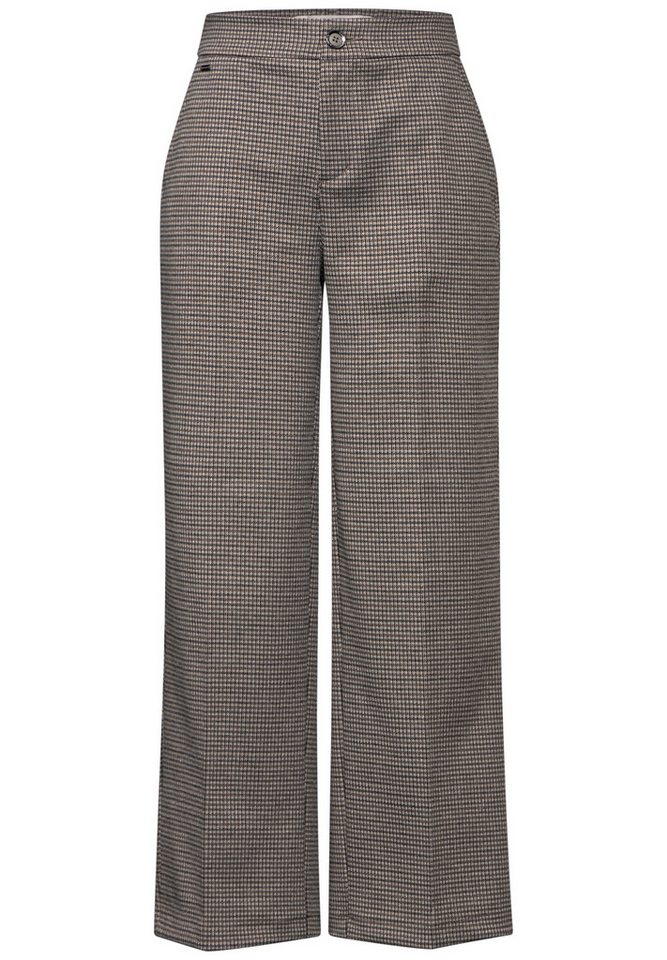 STREET ONE Stoffhose – Stylische High Waist Hose mit Glitzerdetails von STREET ONE