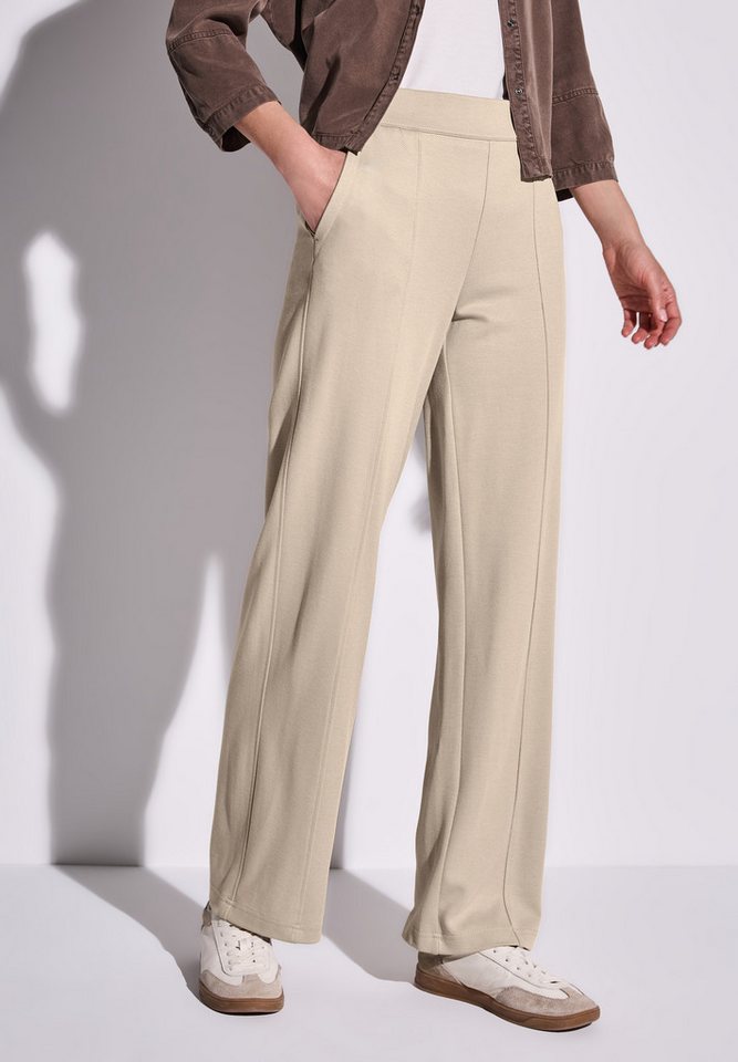 STREET ONE Stoffhose Sommerhose mit seitliche Taschen von STREET ONE