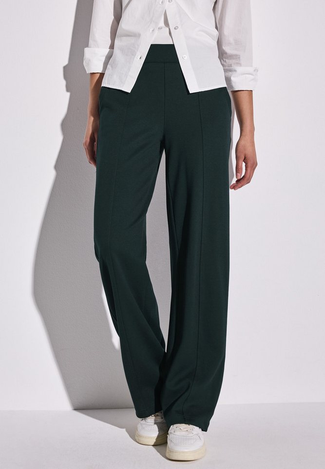 STREET ONE Stoffhose Sommerhose mit seitliche Taschen von STREET ONE