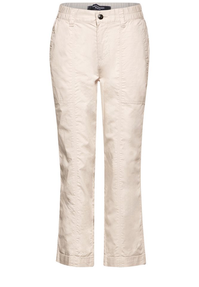 STREET ONE Stoffhose - verkürzte Damen Hose A377978 - Loose Fit von STREET ONE