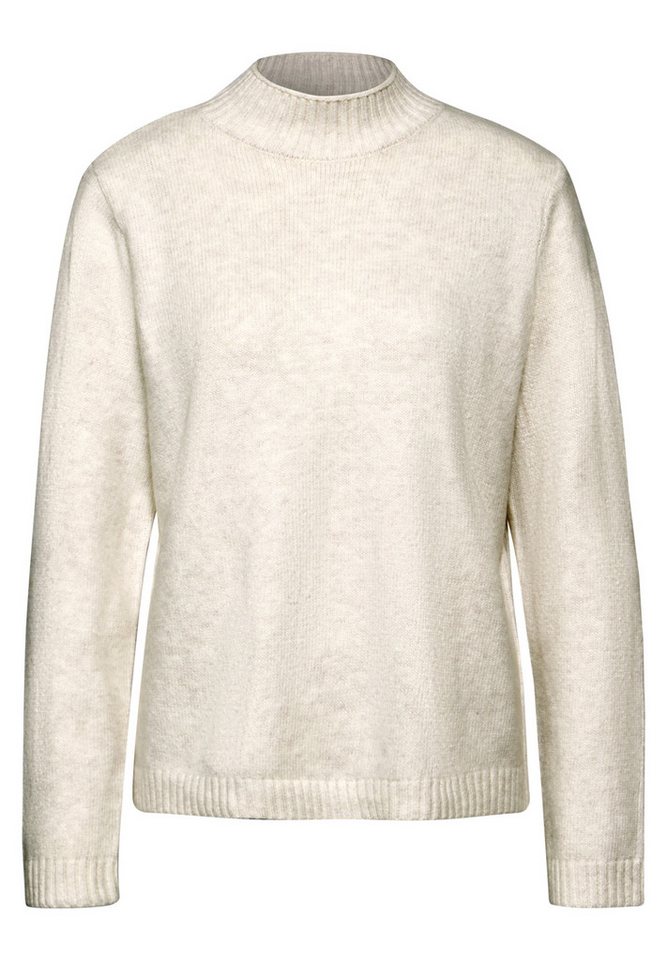 STREET ONE Strickpullover - Damen Strickpullover - Turtleneck, Langarm, Angenehmer Materialmix von STREET ONE