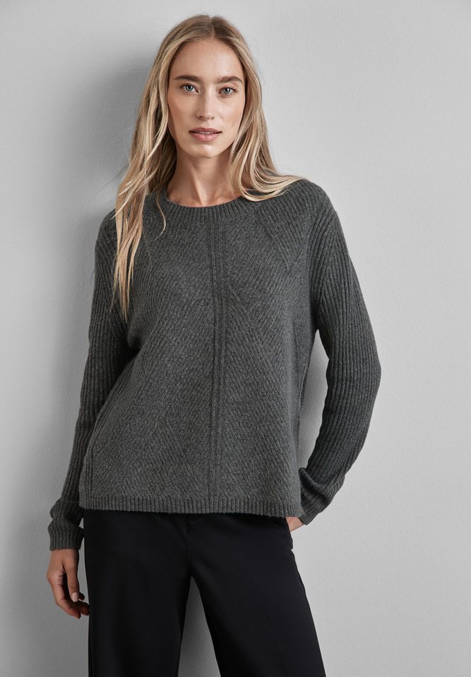 STREET ONE Strickpullover aus softem Materialmix von STREET ONE