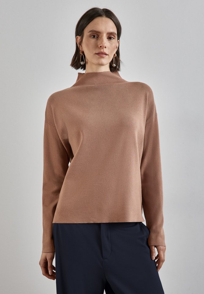 STREET ONE Strickpullover mit Stehkragen von STREET ONE