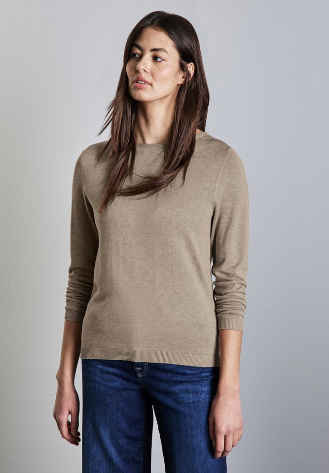 STREET ONE Strickpullover mit U-Boot-Ausschnitt von STREET ONE