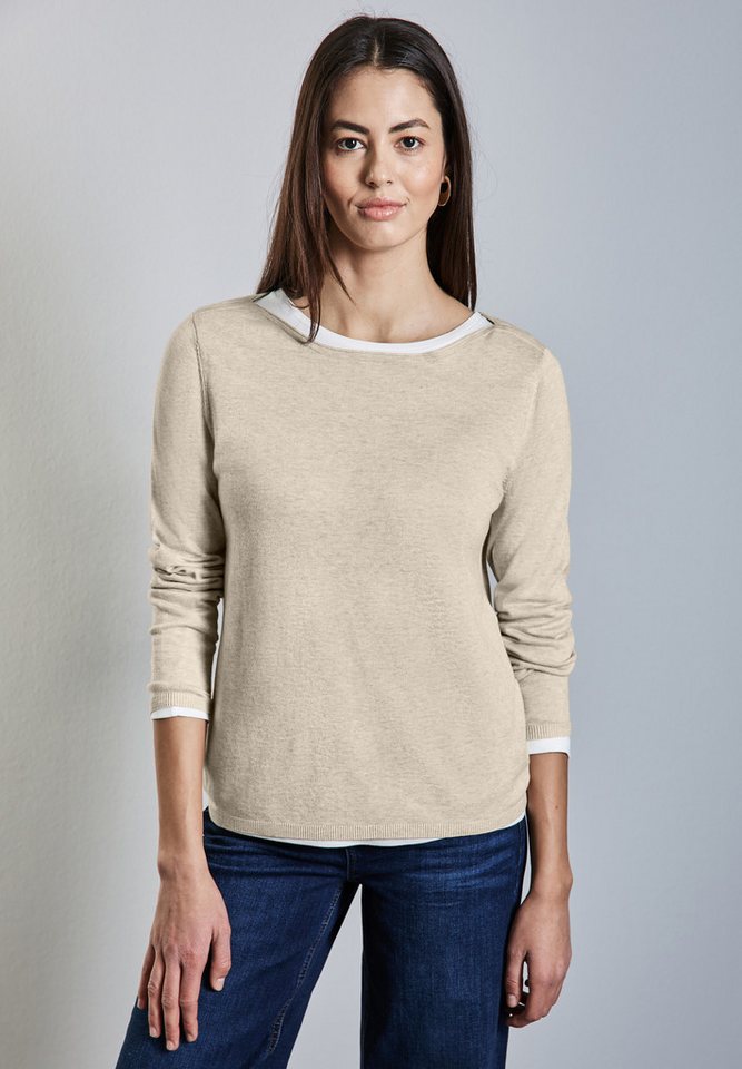 STREET ONE Strickpullover mit U-Boot-Ausschnitt von STREET ONE
