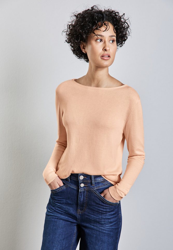 STREET ONE Strickpullover mit U-Boot-Ausschnitt von STREET ONE