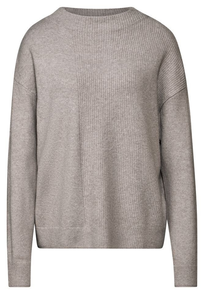 STREET ONE Strickpullover - Pullover mit Strukturmix von STREET ONE