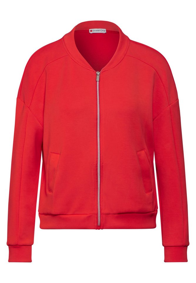 STREET ONE Sweatblazer short silk look jacket von STREET ONE