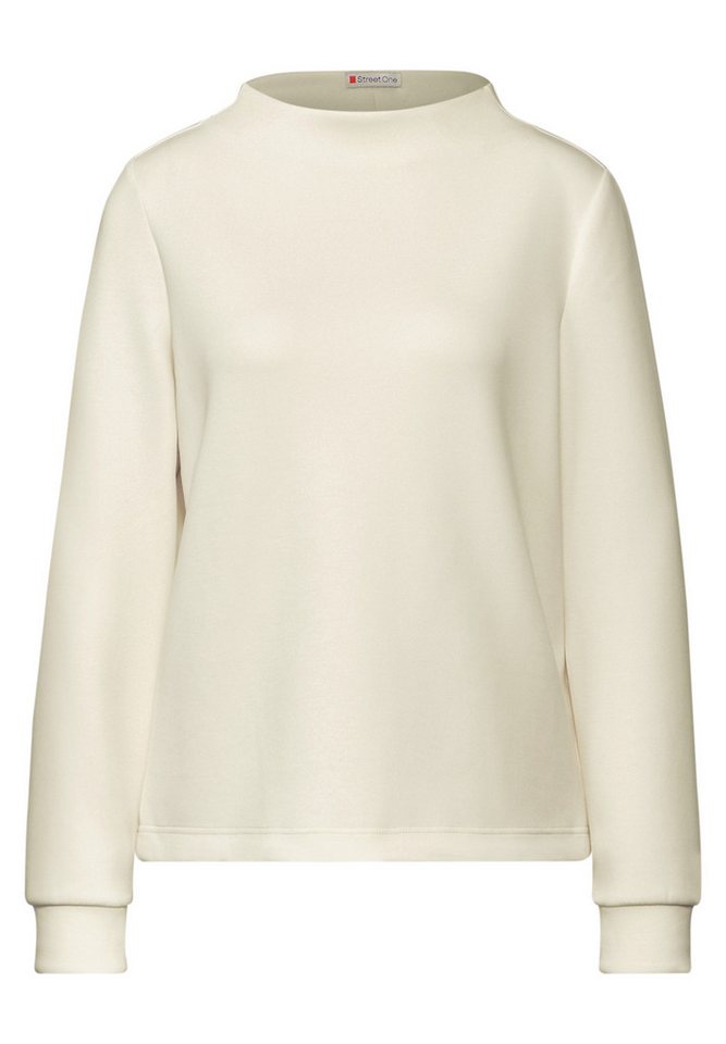 STREET ONE Sweatshirt - Silk-Look Shirt - Elegantes Damenshirt von STREET ONE
