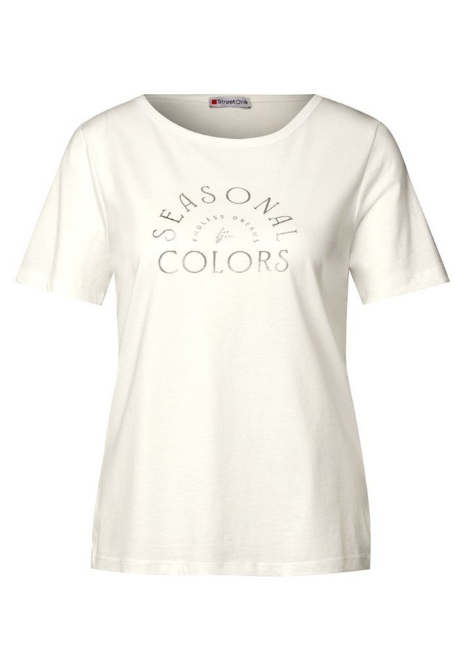 STREET ONE T-Shirt LTD QR basic partprint shirt STREET ONE T-Shirt LTD QR basic partprint shirt von STREET ONE