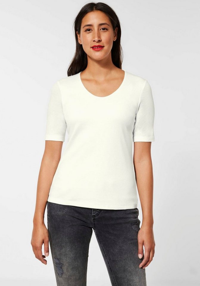 STREET ONE T-Shirt Style Palmira im Basic-Style von STREET ONE