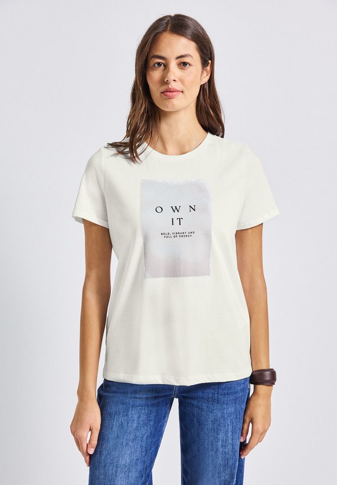 STREET ONE T-Shirt aus reiner Baumwolle von STREET ONE