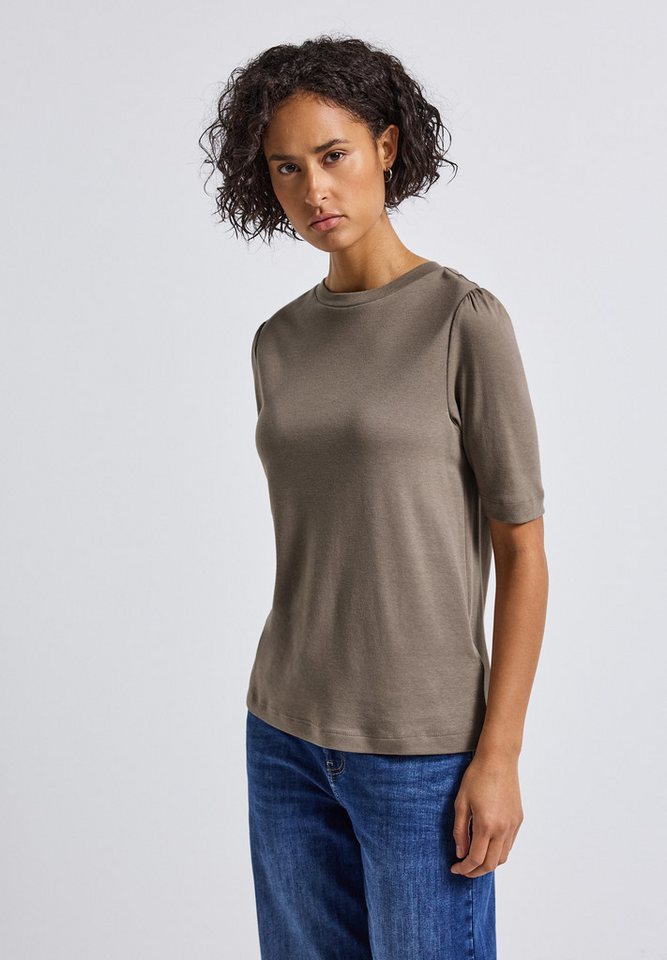 STREET ONE T-Shirt im soften Baumwoll-Mix von STREET ONE