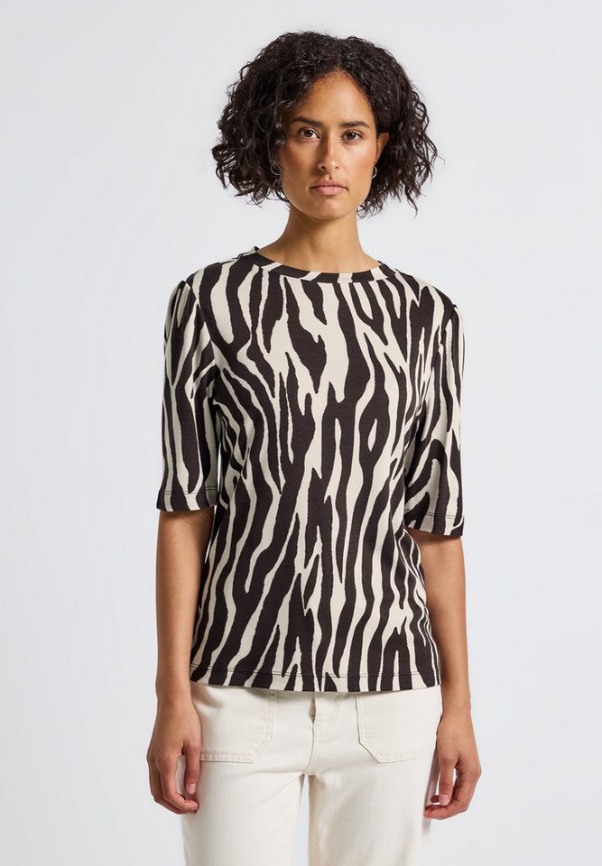 STREET ONE T-Shirt im soften Baumwoll-Mix von STREET ONE