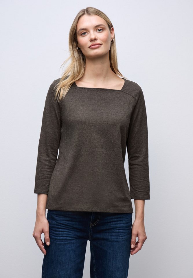 STREET ONE T-Shirt im soften Baumwoll-Mix von STREET ONE