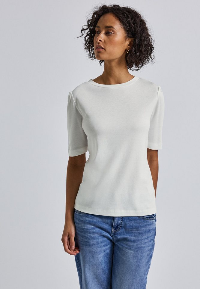 STREET ONE T-Shirt im soften Baumwoll-Mix von STREET ONE