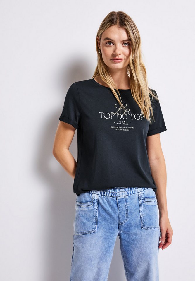 STREET ONE T-Shirt mit Front-Print von STREET ONE