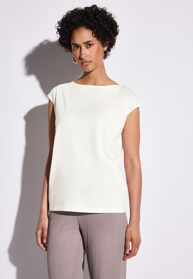 STREET ONE T-Shirt mit U-Boot-Ausschnitt von STREET ONE