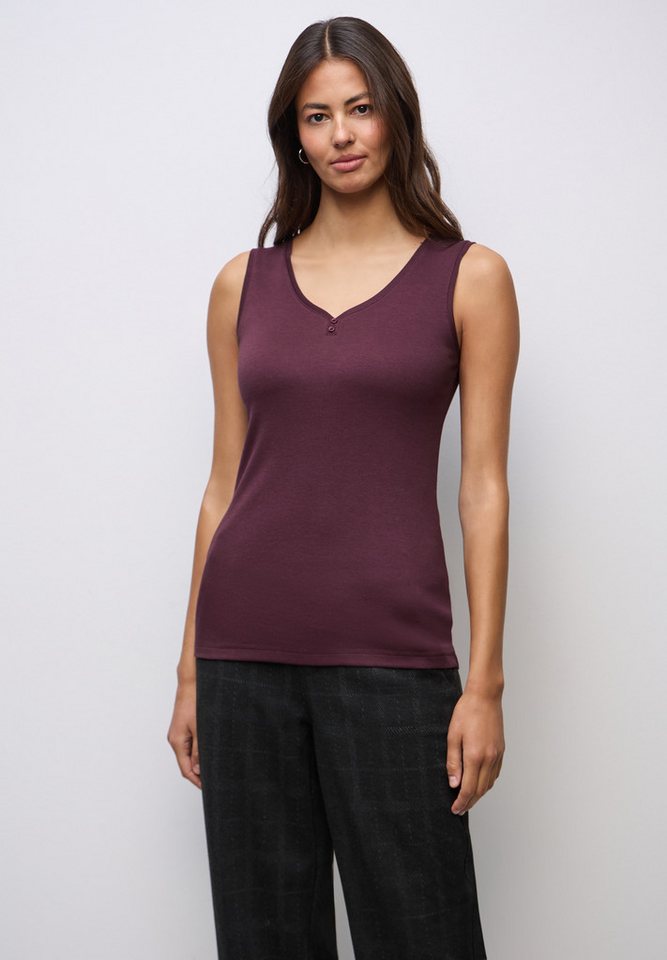STREET ONE Tanktop im soften Baumwoll-Mix von STREET ONE