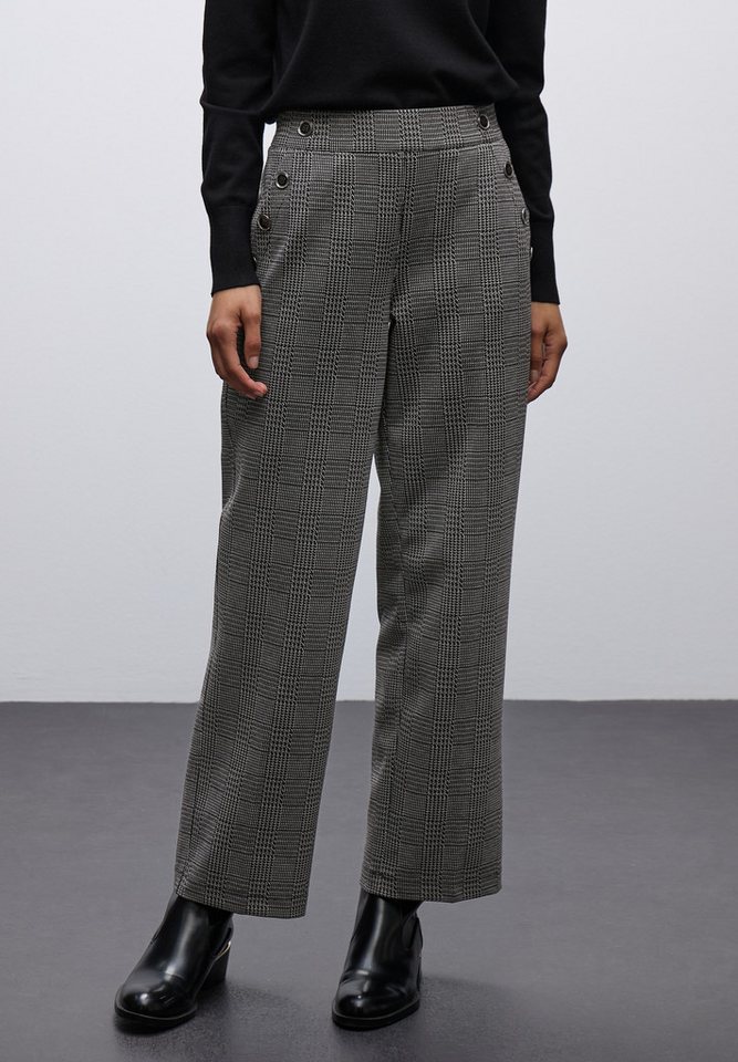 STREET ONE Webhose mit Karo Muster von STREET ONE