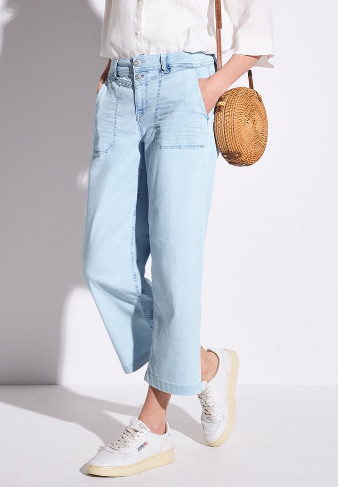 STREET ONE Weite Jeans mit Taschen von STREET ONE