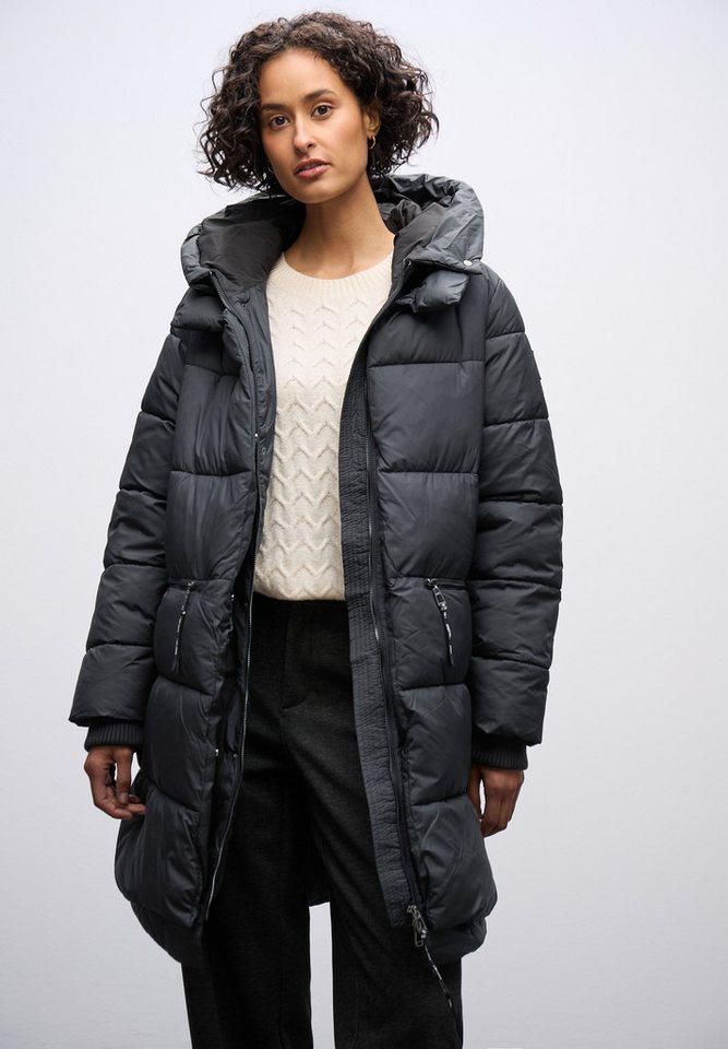 STREET ONE Winterjacke in Unifarbe von STREET ONE