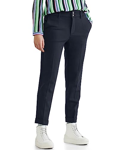 Street One Damen A376187 Chinohose, Deep Blue, 40W / 28L EU von STREET ONE