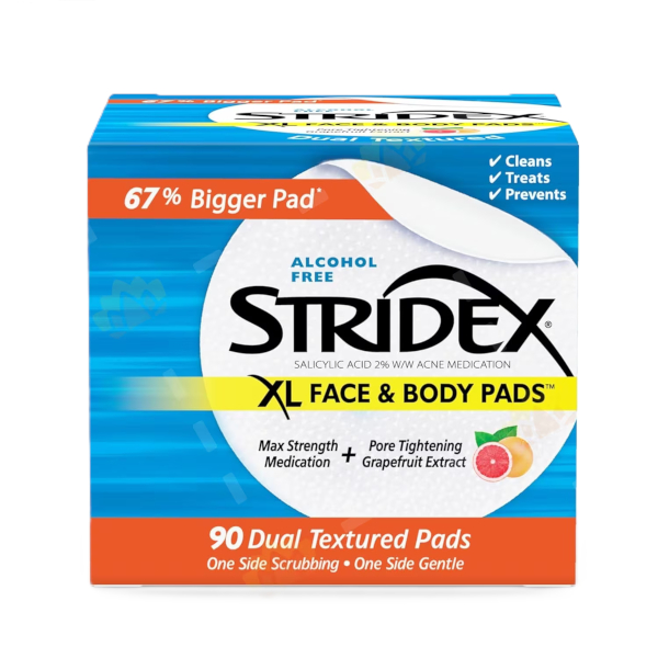 STRIDEX - XL Face & Body Pads - 90pcs von STRIDEX