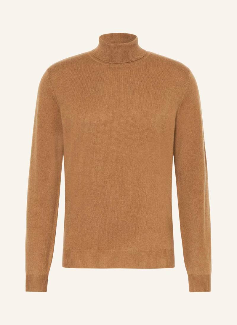 Strokesman's Rollkragenpullover Aus Cashmere braun von STROKESMAN'S