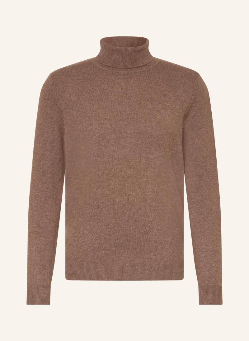 Strokesman's Rollkragenpullover Aus Cashmere beige von STROKESMAN'S