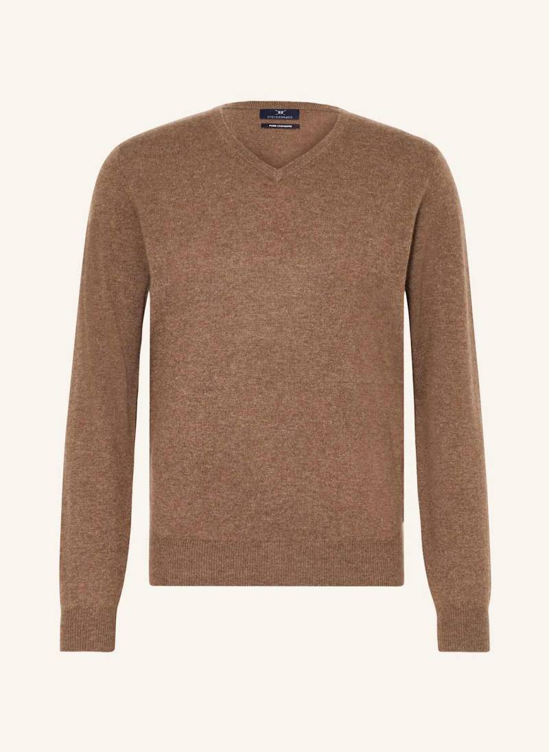Strokesman's Cashmere-Pullover beige von STROKESMAN'S