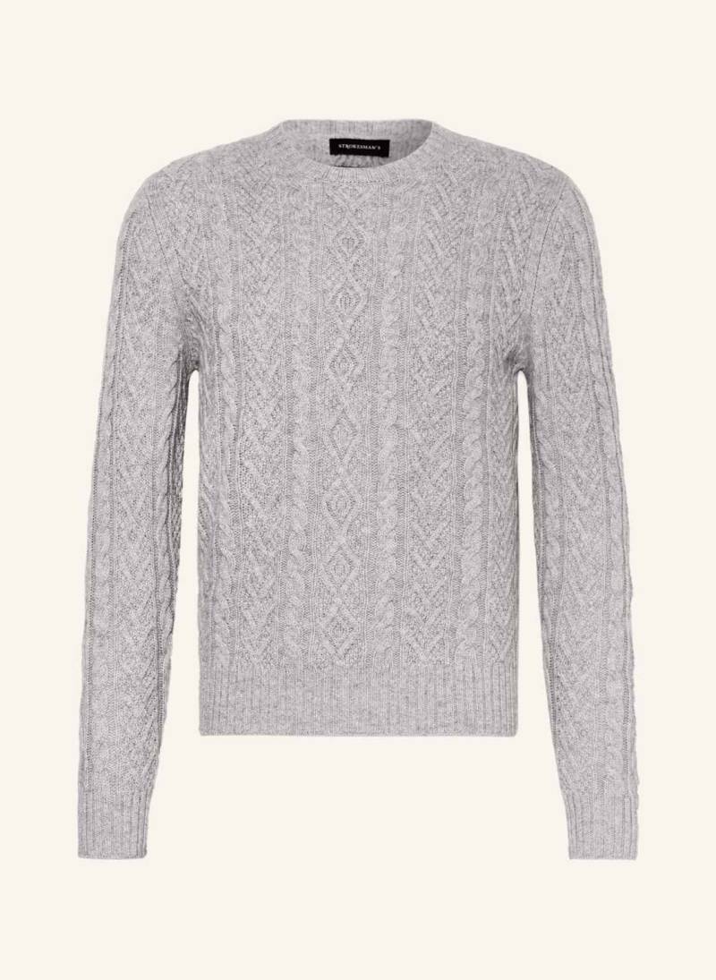 Strokesman's Cashmere-Pullover grau von STROKESMAN'S